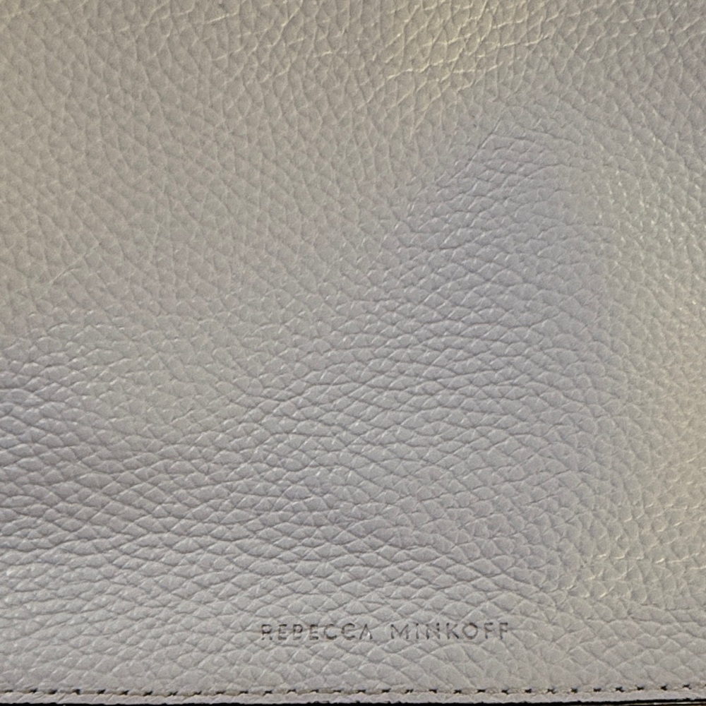 Rebecca Minkoff White Pebbled Leather Crossbody Bag - Picture 5 of 8